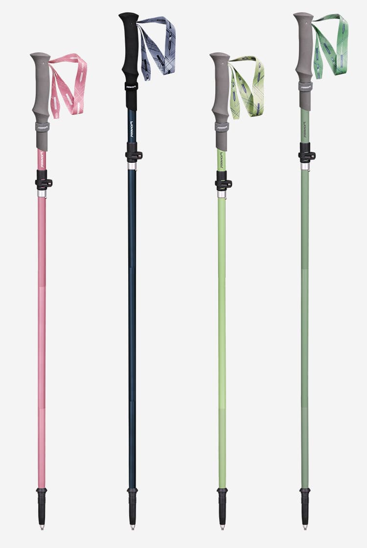 杖 登山の杖 軽量折りたたみ式登山杖