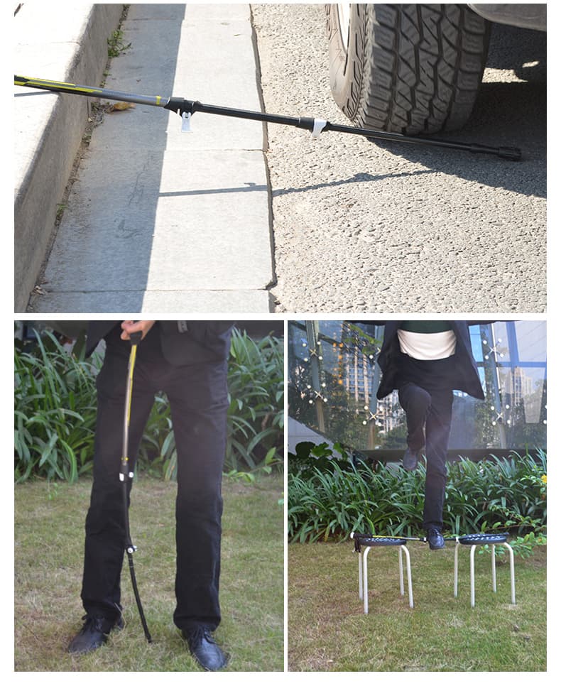 杖 ウォーキングの杖 軽量折りたたみ式トレッキングステッキ