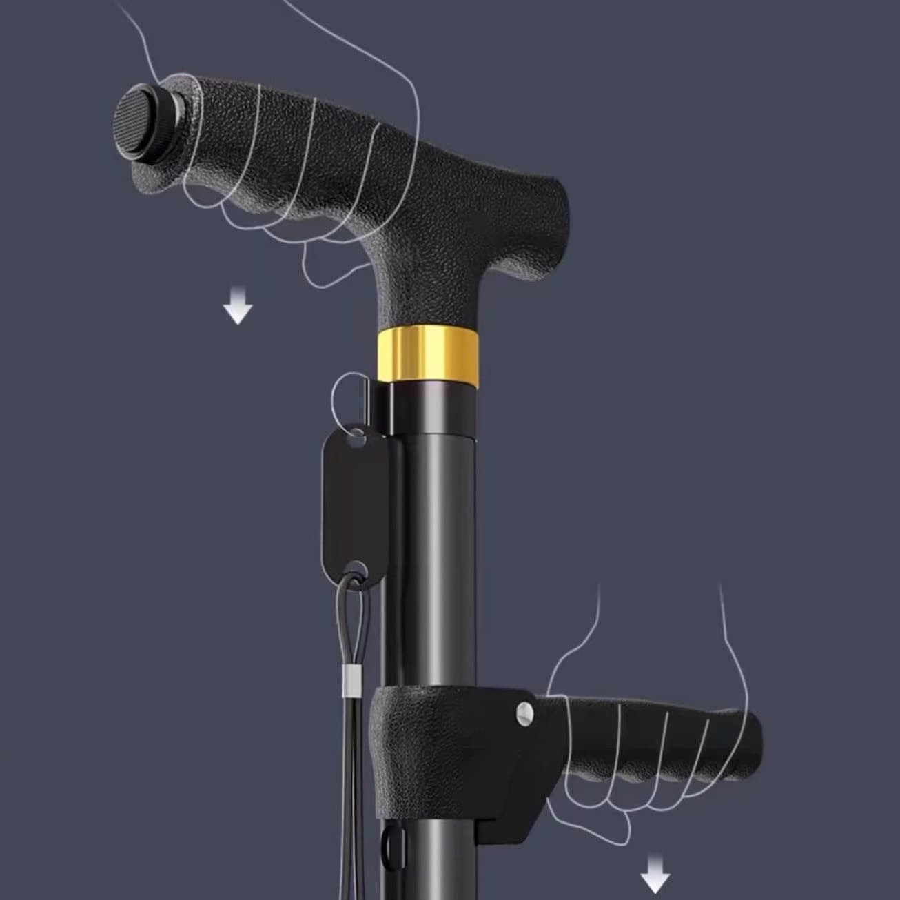 杖 多機能アルミ合金高耐久ウォーキング杖