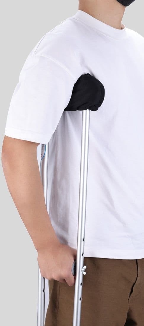 杖 松葉杖 高度調節型滑り止め松葉杖