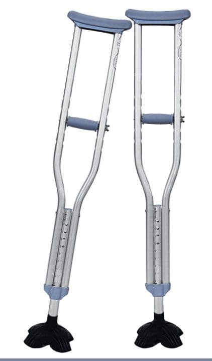 杖 松葉杖 高度調節型滑り止め松葉杖