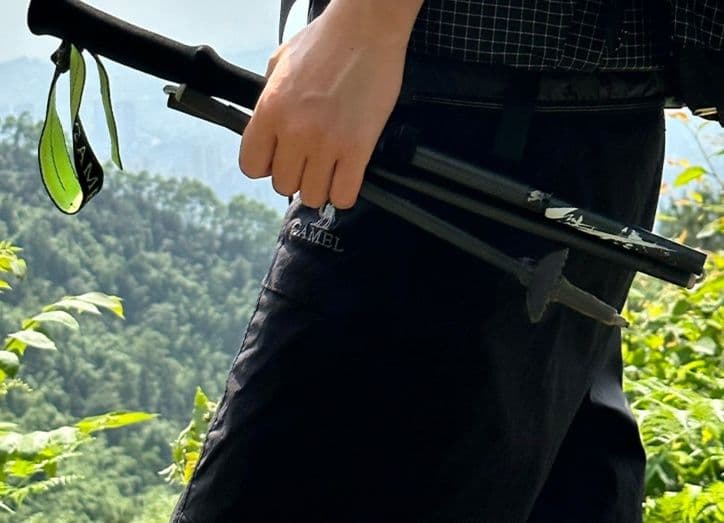 登山の杖 杖 軽量折りたたみ式トレッキングステッキ