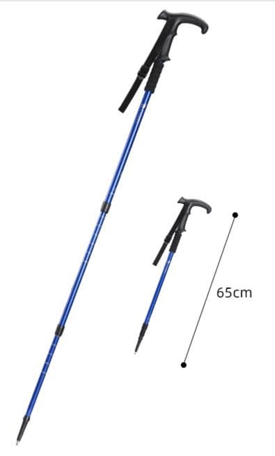 登山の杖 杖 軽量折りたたみ式トレッキングステッキ