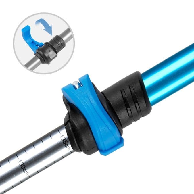 登山の杖 軽量調節式トレッキング杖