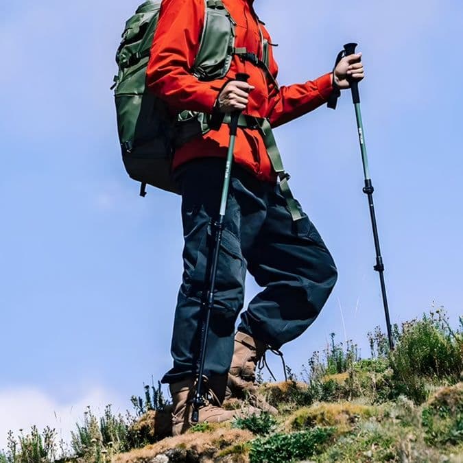 登山の杖 杖 超軽量 高耐久 登山用トレッキングポール