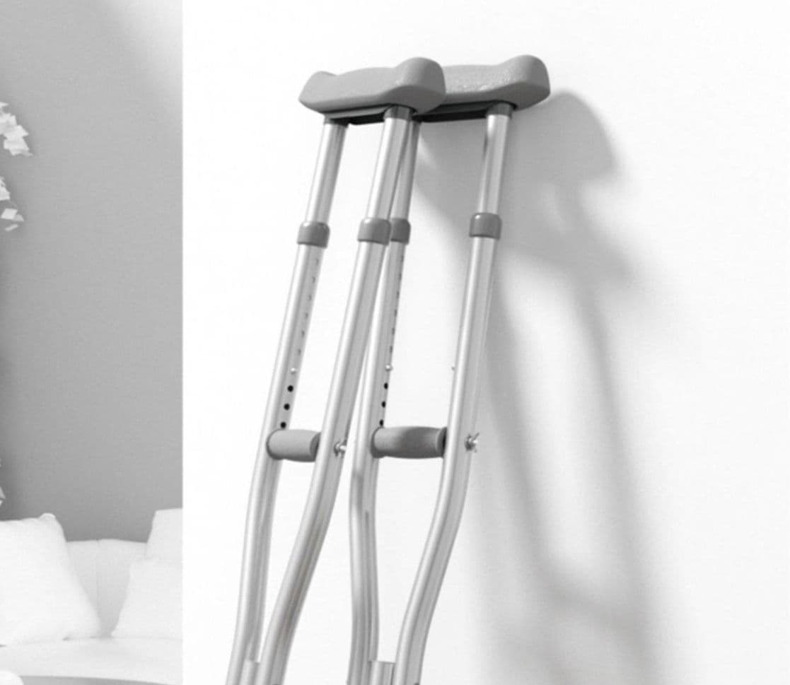 杖 松葉杖 医療用軽量調節式松葉杖