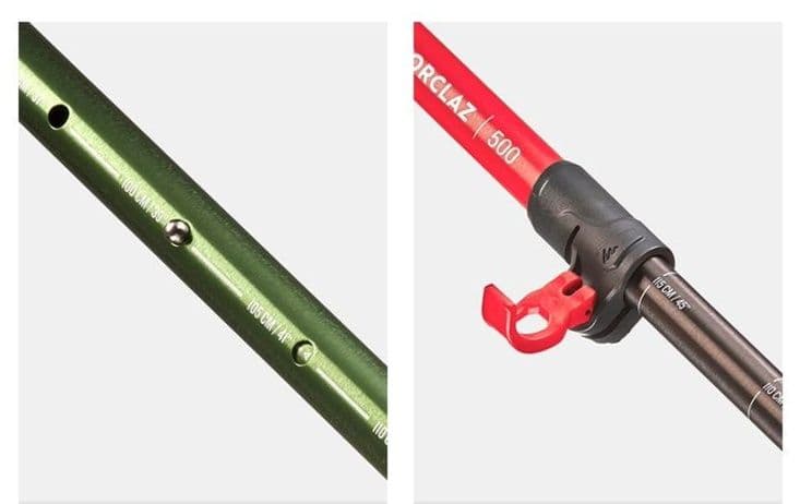 登山の杖 杖 軽量折りたたみ式トレッキングポール