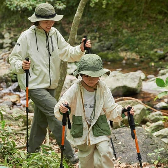 登山の杖 杖 軽量炭素繊維 登山用トレッキングポール