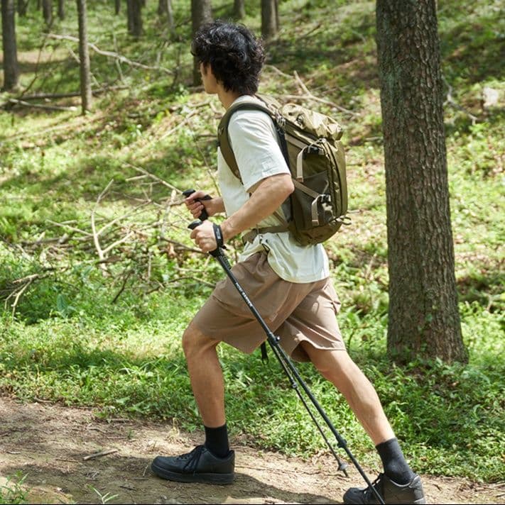 登山の杖 杖 軽量炭素繊維 登山用トレッキングポール
