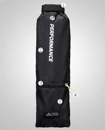 登山の杖 超軽量カーボン製五段折りたたみ登山杖