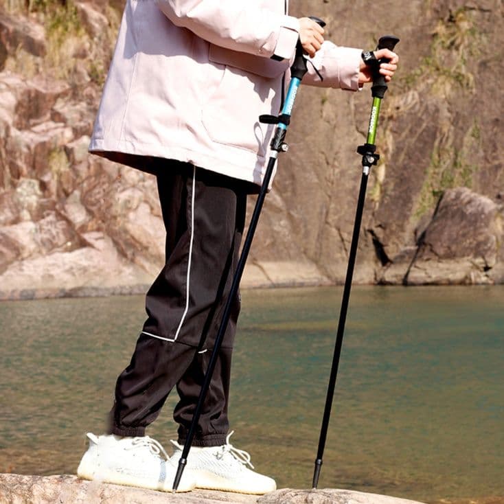 登山の杖 軽量アルミ製トレッキング杖