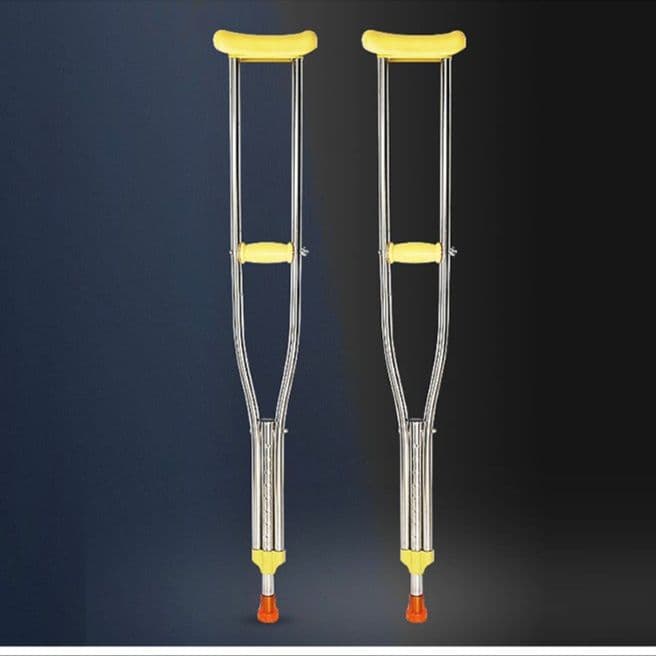 杖 松葉杖 快適調節型松葉杖