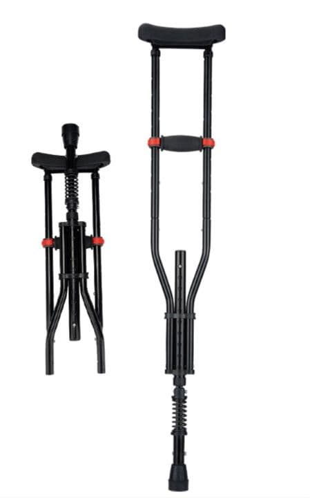 杖 松葉杖 九段階調節アルミ合金製松葉杖