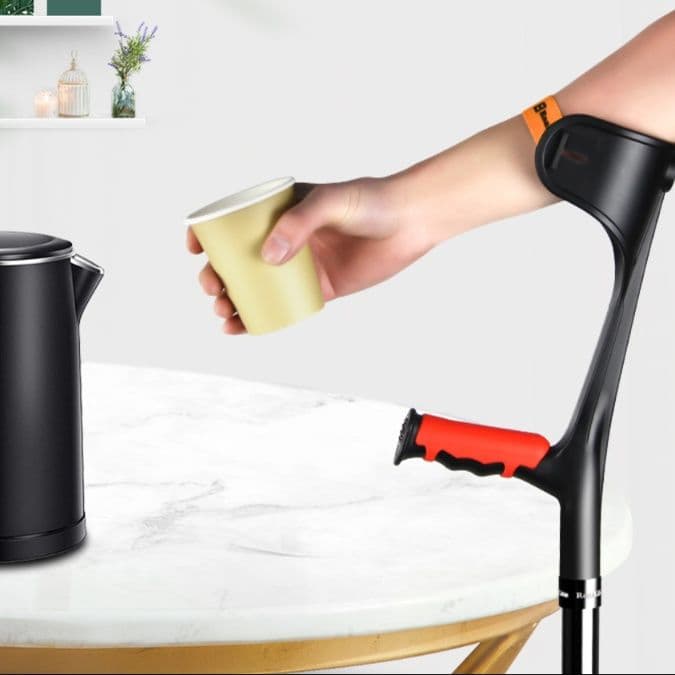 杖 松葉杖 快適サポート前腕松葉杖