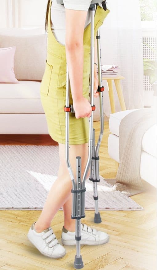 杖 松葉杖 調節可能な高強度軽量松葉杖