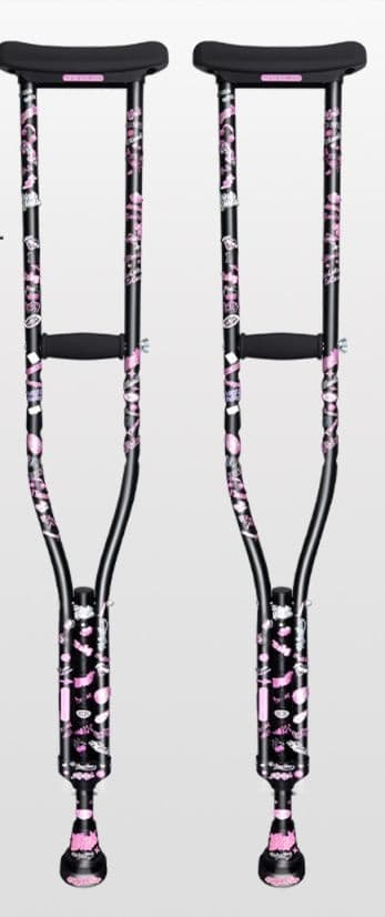 杖 松葉杖 軽量調節式松葉杖