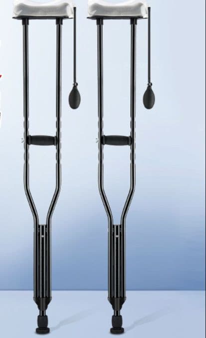 杖 松葉杖 気圧調節型骨折回復松葉杖