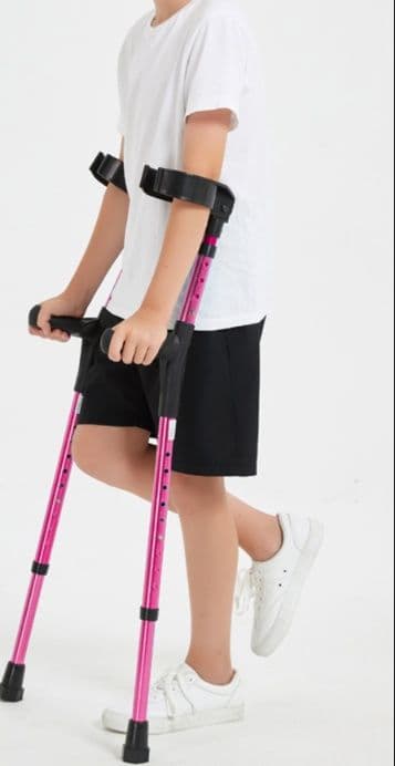 杖 松葉杖 軽量アルミ製前腕サポート松葉杖