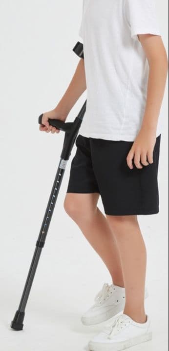 杖 松葉杖 軽量アルミ製前腕サポート松葉杖