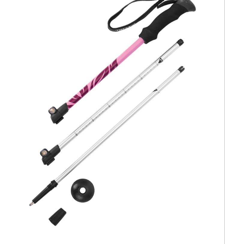 杖 登山の杖 軽量折りたたみ式トレッキング杖