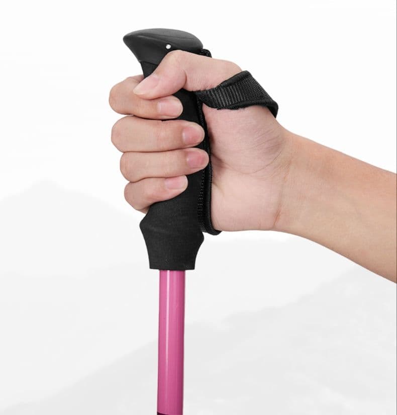 杖 登山の杖 軽量折りたたみ式トレッキング杖