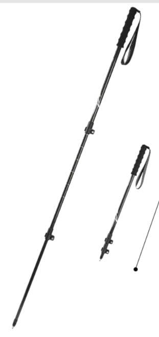 杖 登山の杖 超軽量炭素繊維折りたたみ登山杖