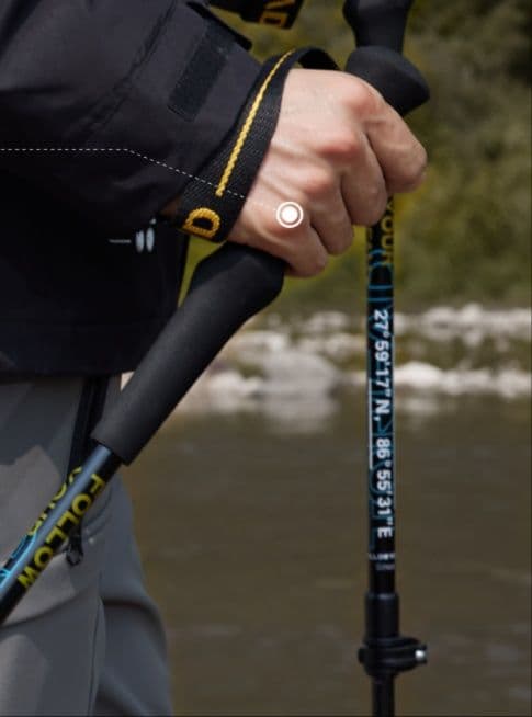 杖 登山の杖 山岳散策用防滑握り杖