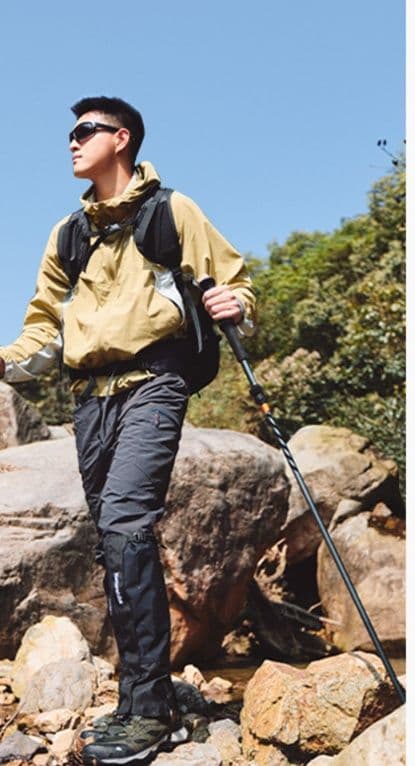 杖 登山の杖 超軽量カーボン折りたたみ登山杖