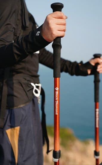 杖 登山の杖 軽量折りたたみ式トレッキングポール