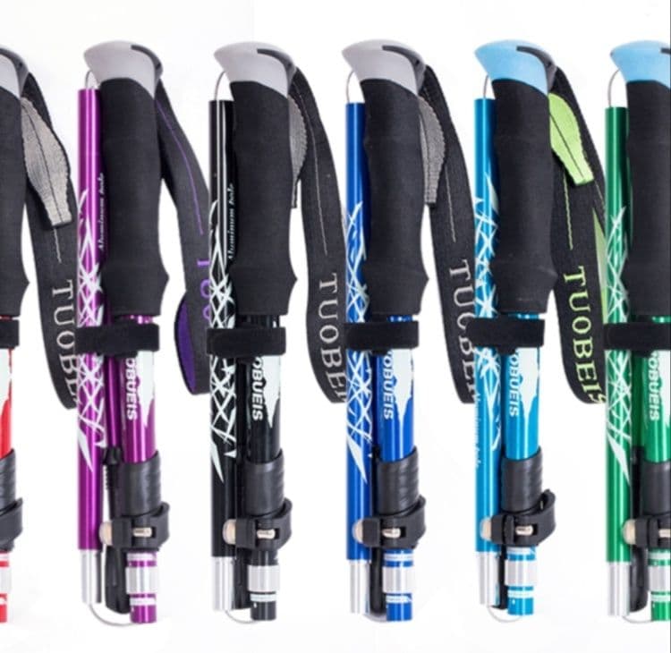 杖 登山の杖 超軽量折りたたみ登山杖