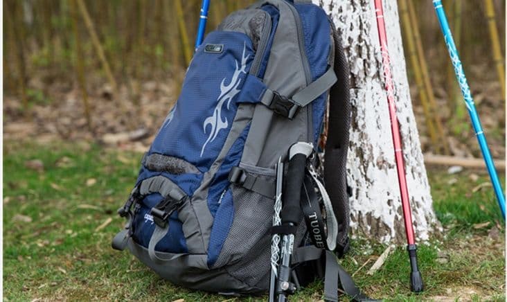 杖 登山の杖 超軽量折りたたみ登山杖