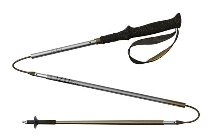 杖 登山杖 軽量折りたたみ式トレッキングポール