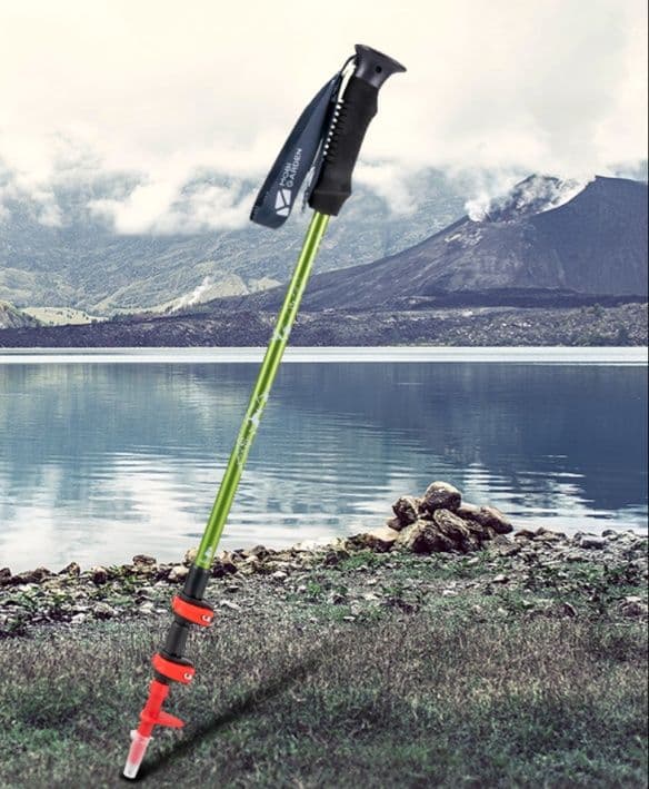 杖 登山の杖 軽量折りたたみ式トレッキング杖