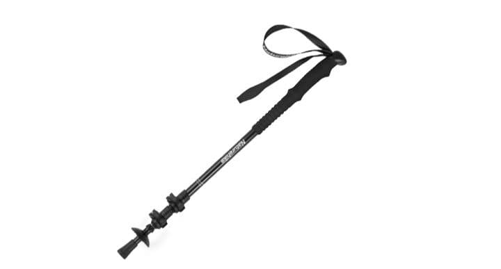 杖 登山の杖 三段伸縮 軽量アルミ登山杖