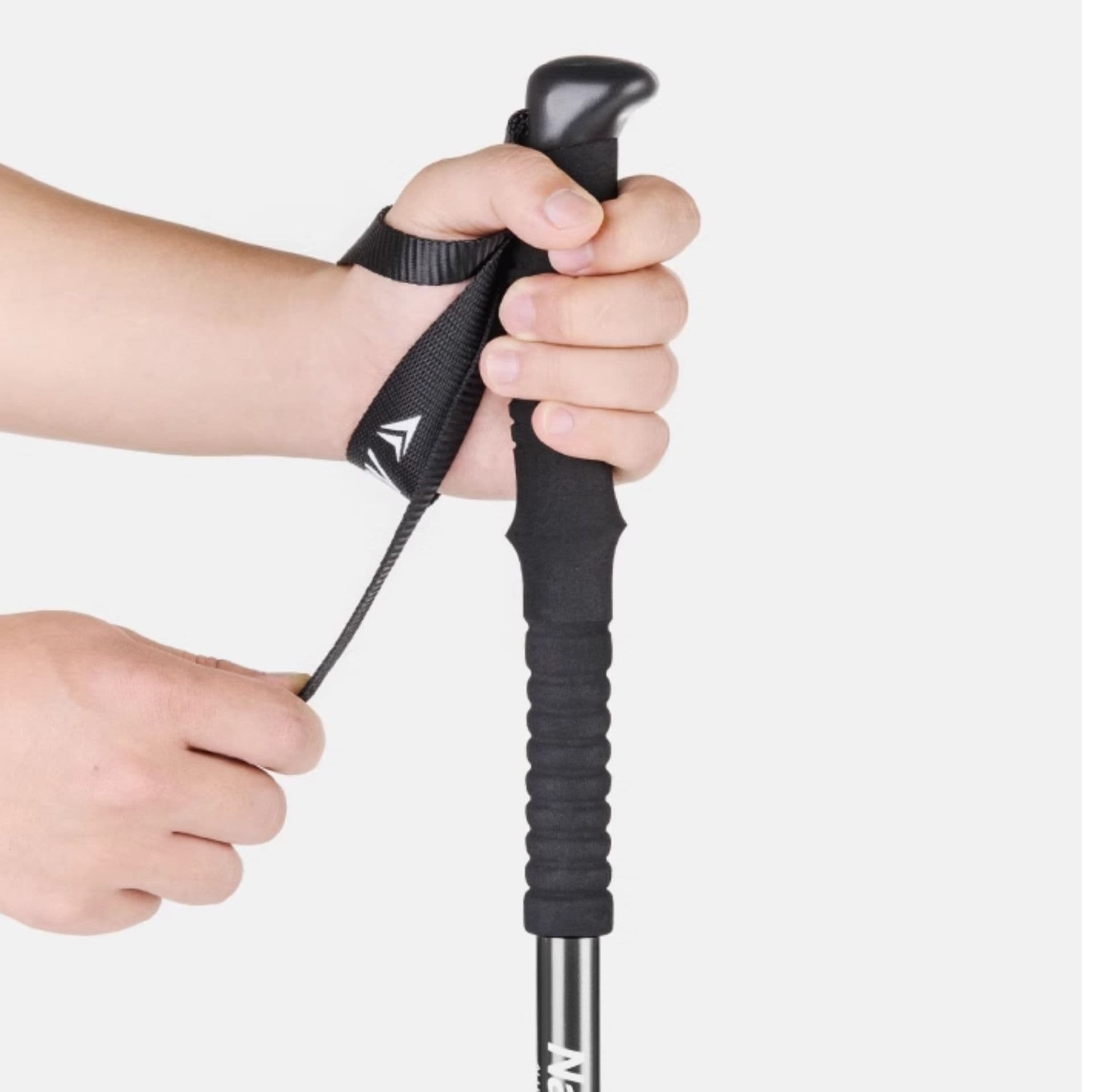 杖 登山の杖 三段伸縮 軽量アルミ登山杖