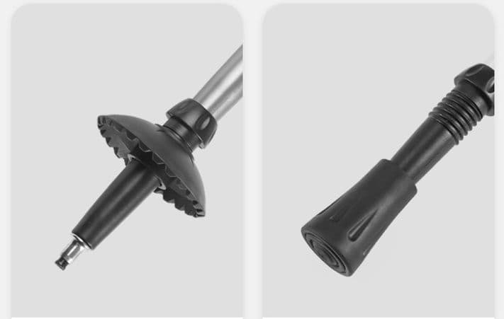 杖 登山の杖 三段伸縮 軽量アルミ登山杖