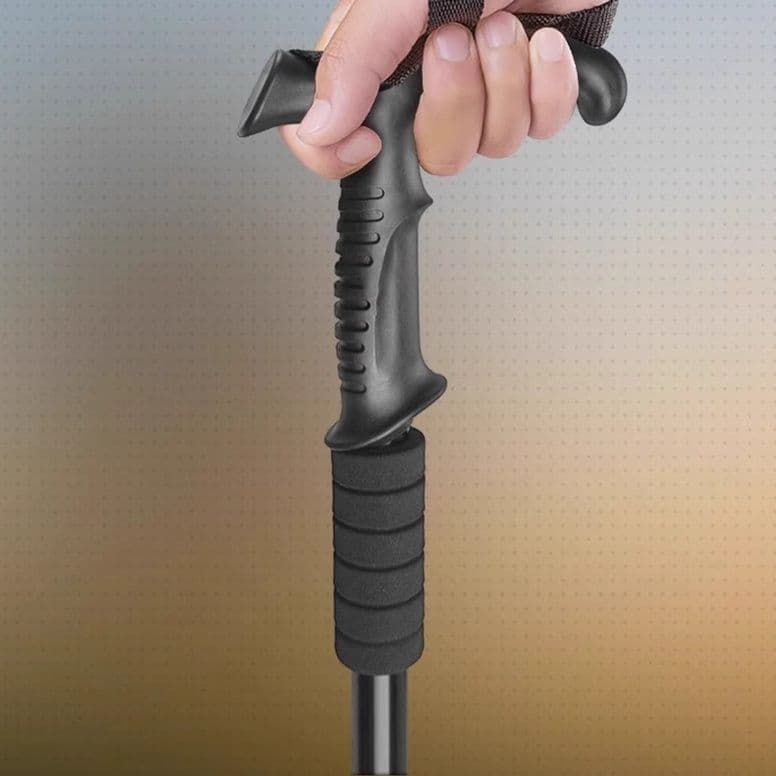 杖 登山の杖 軽量伸縮式アルミ製登山杖