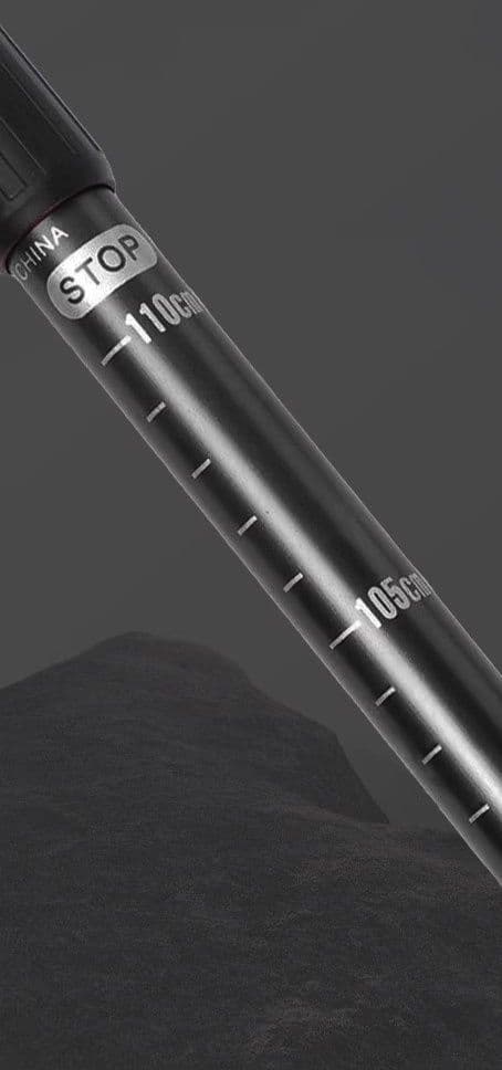 杖 登山の杖 軽量伸縮式アルミ製登山杖