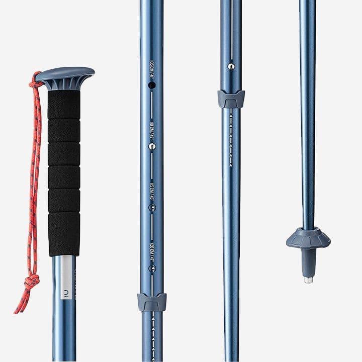 杖 登山の杖 軽量伸縮式トレッキングポール