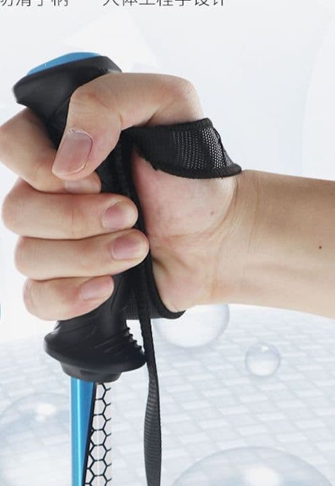 杖 登山の杖 軽量三段伸縮アルミ登山杖