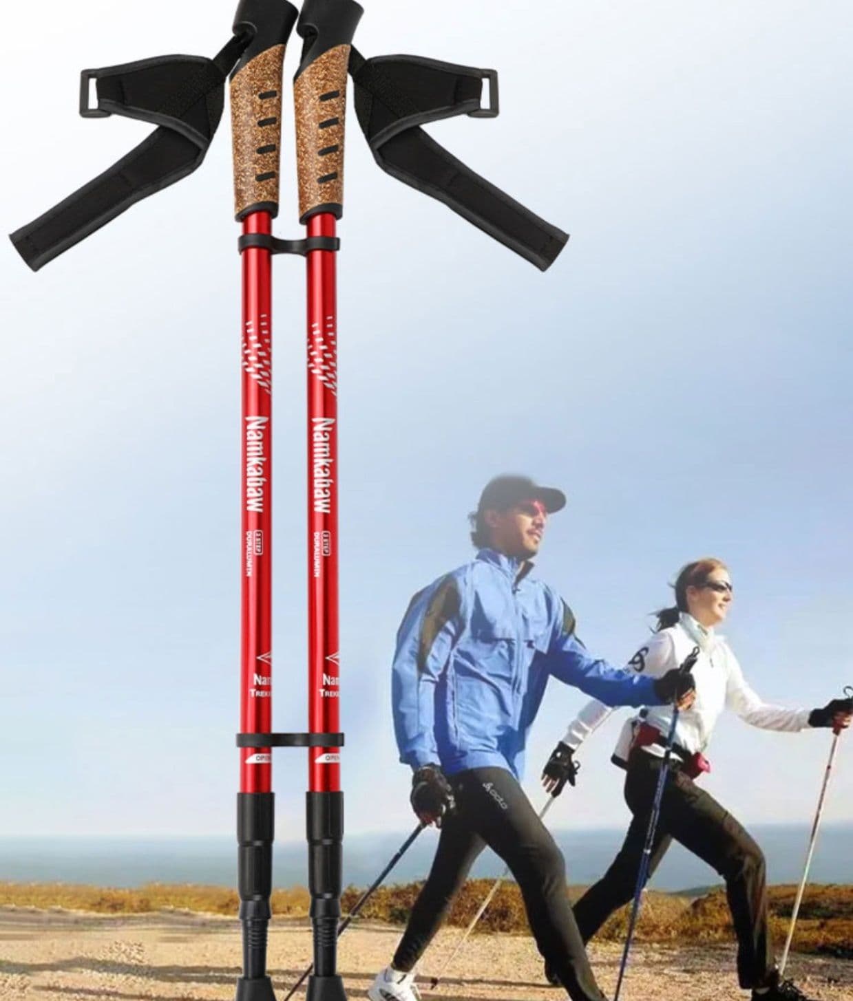 杖 ウォーキングの杖 北欧式健康ウォーキングポール