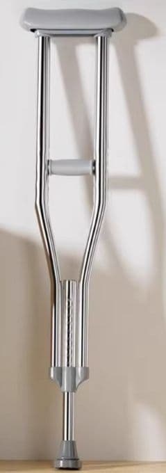 杖 松葉杖 軽量調整型アルミ