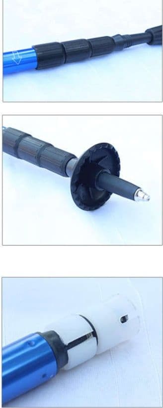 杖 登山の杖 軽量折りたたみ式トレッキングステッキ