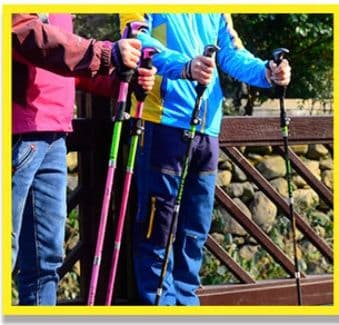 杖 登山の杖 折りたたみ式カーボン軽量登山杖