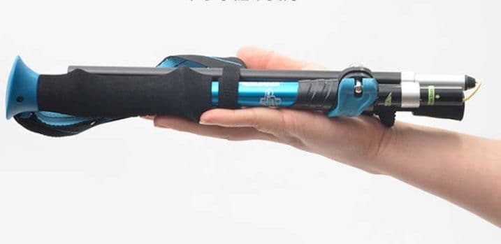 杖 登山の杖 軽量折りたたみ式登山杖