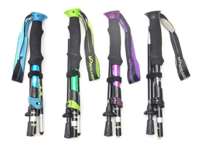 杖 登山の杖 軽量折りたたみ式登山杖