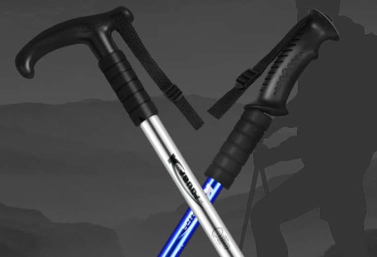 杖 登山の杖 軽量コンパクト 山岳トレッキングステッキ