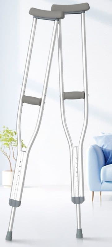 杖 松葉杖 軽量アルミ製リハビリ用