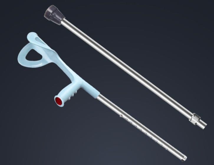 杖 松葉杖 人間工学的脱着式