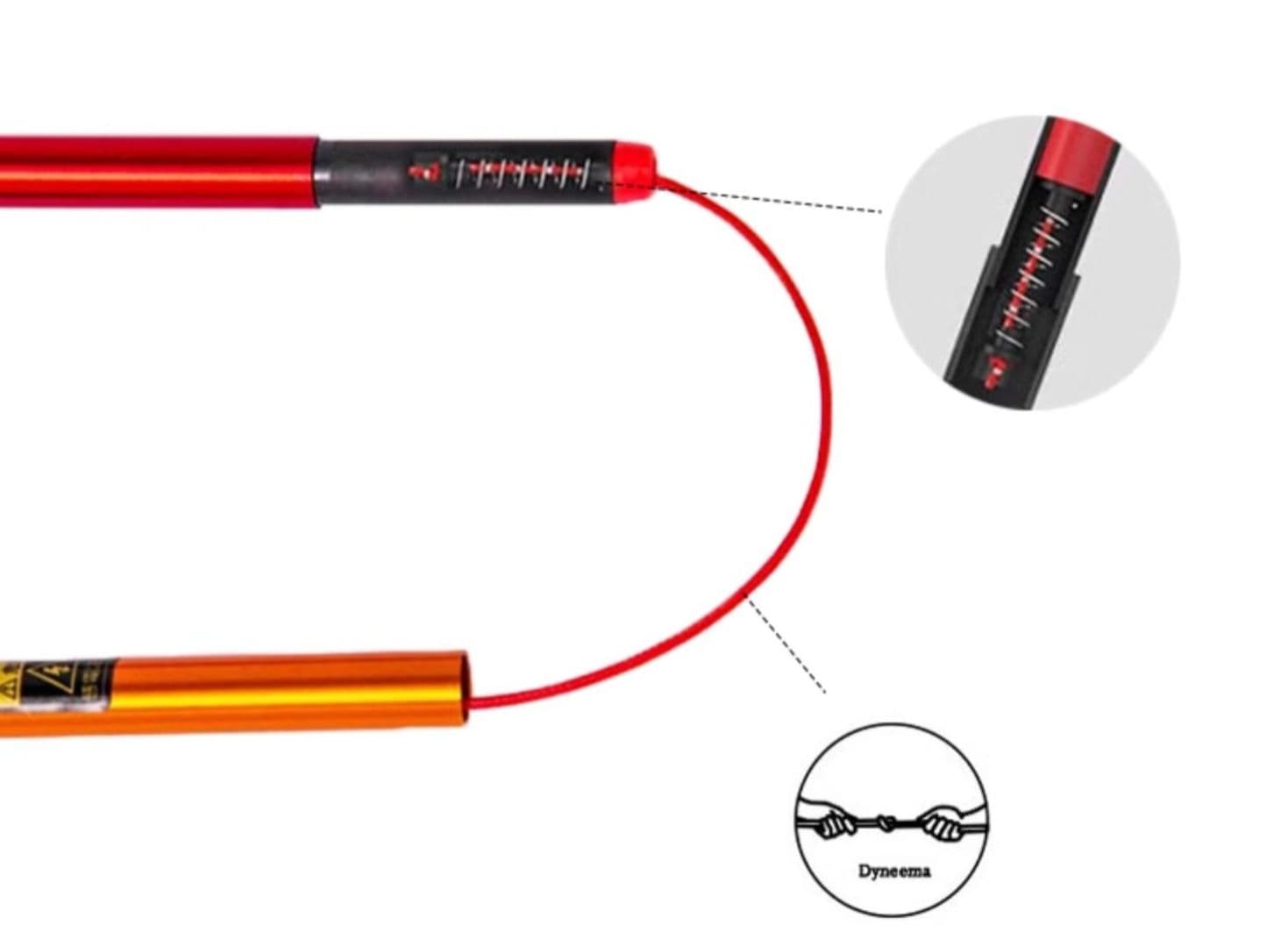 杖 登山の杖 人間工学設計四つ折り軽量登山杖